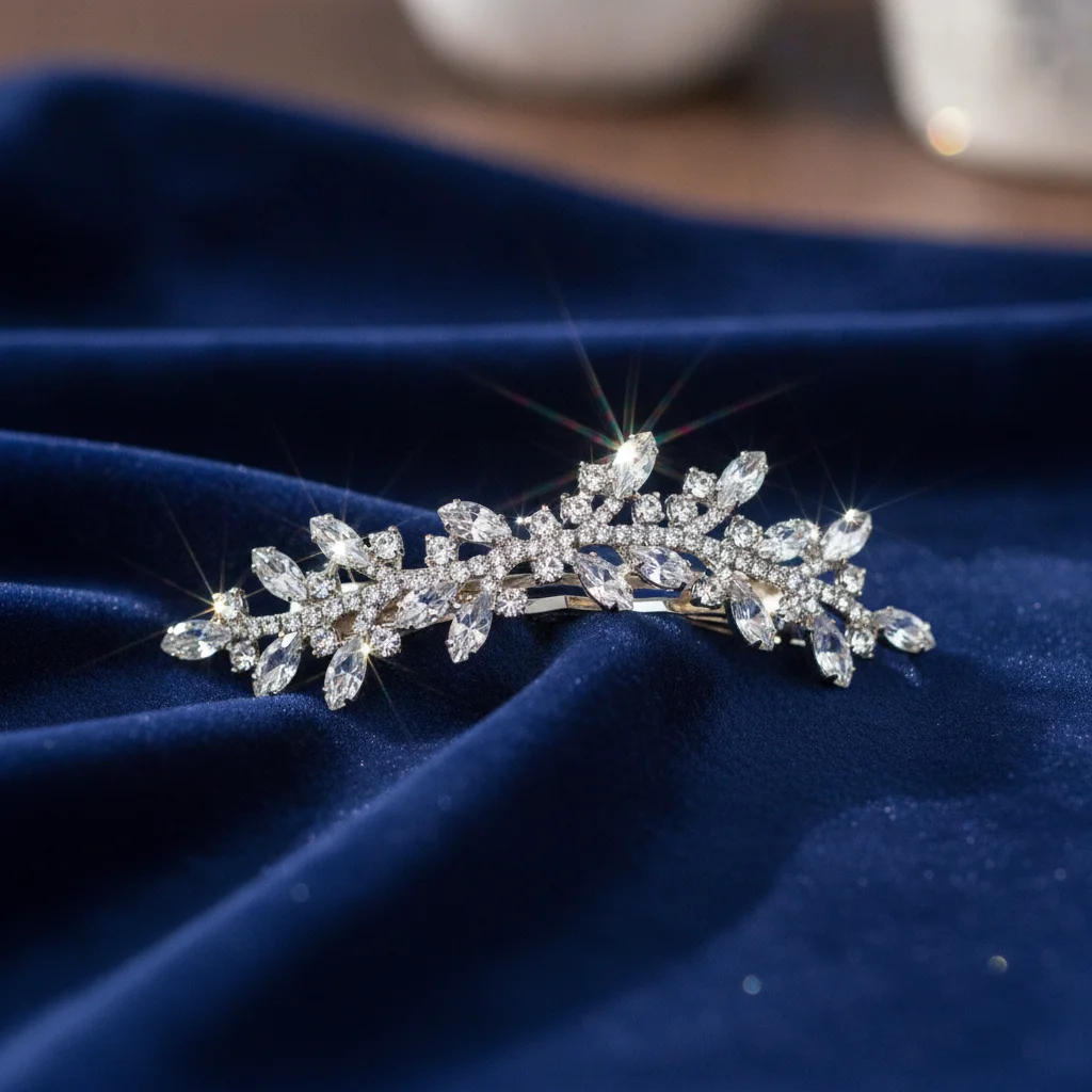 Crystal Studded Hair Clip