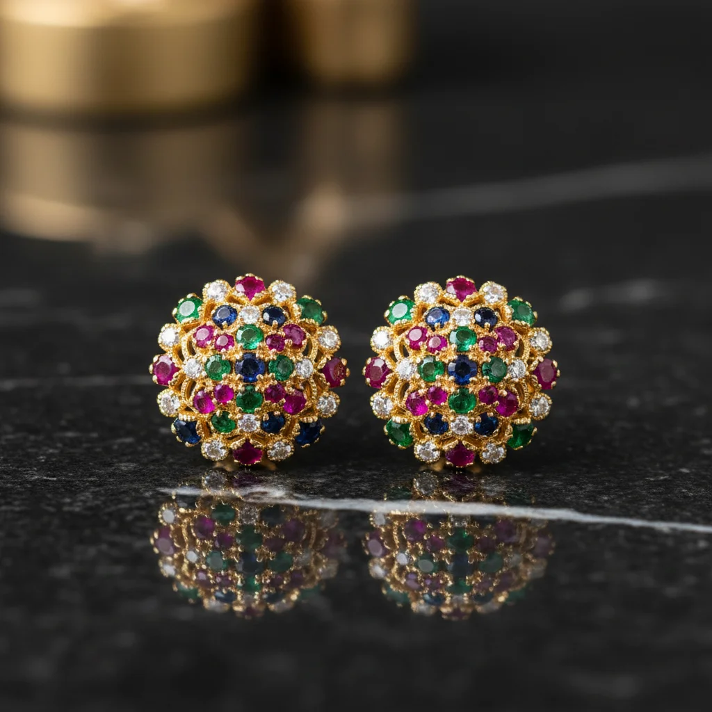 Gems Studded Earrings