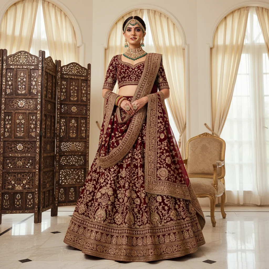 Bridal Lehenga (Custom Fit)