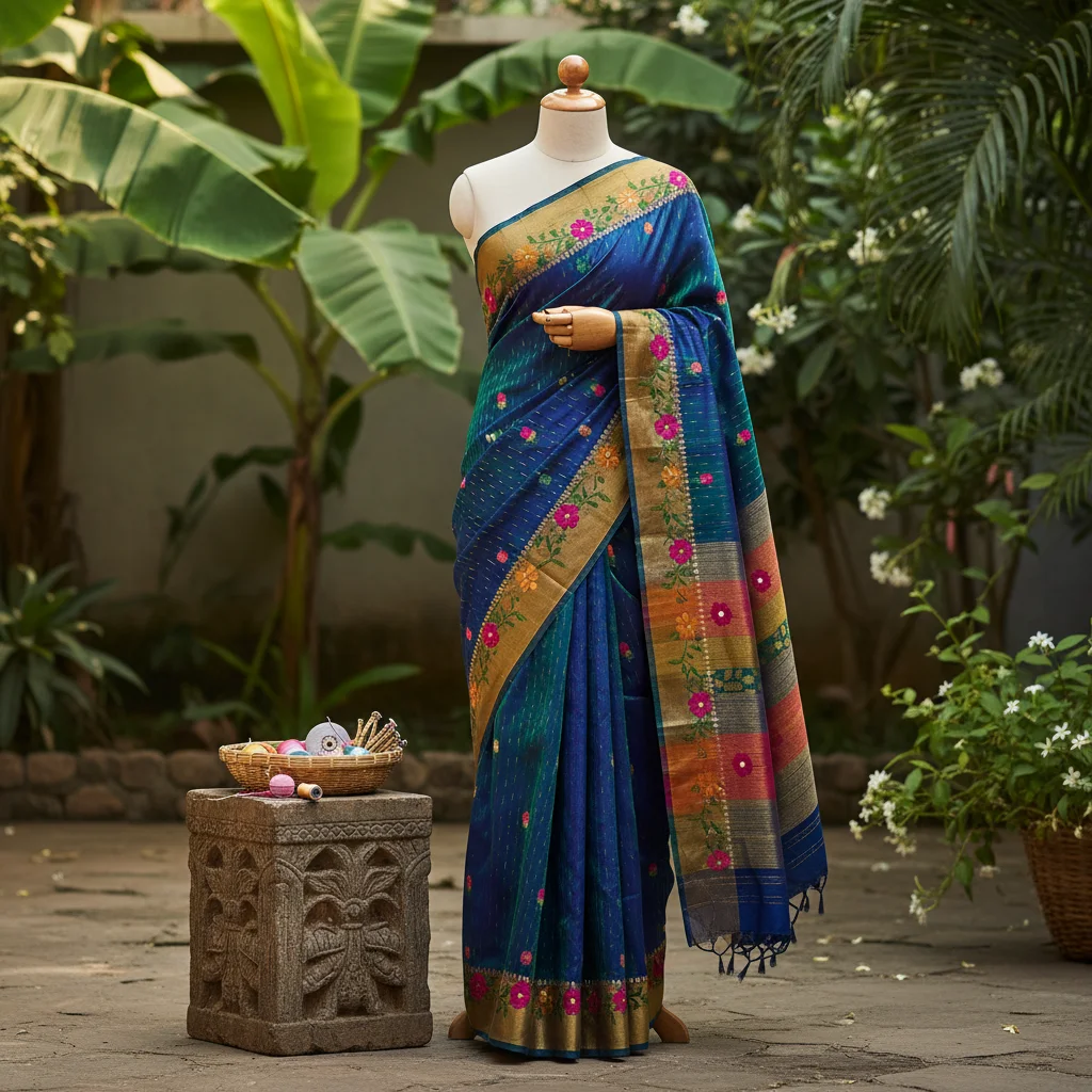 Traditional Saree Stitching