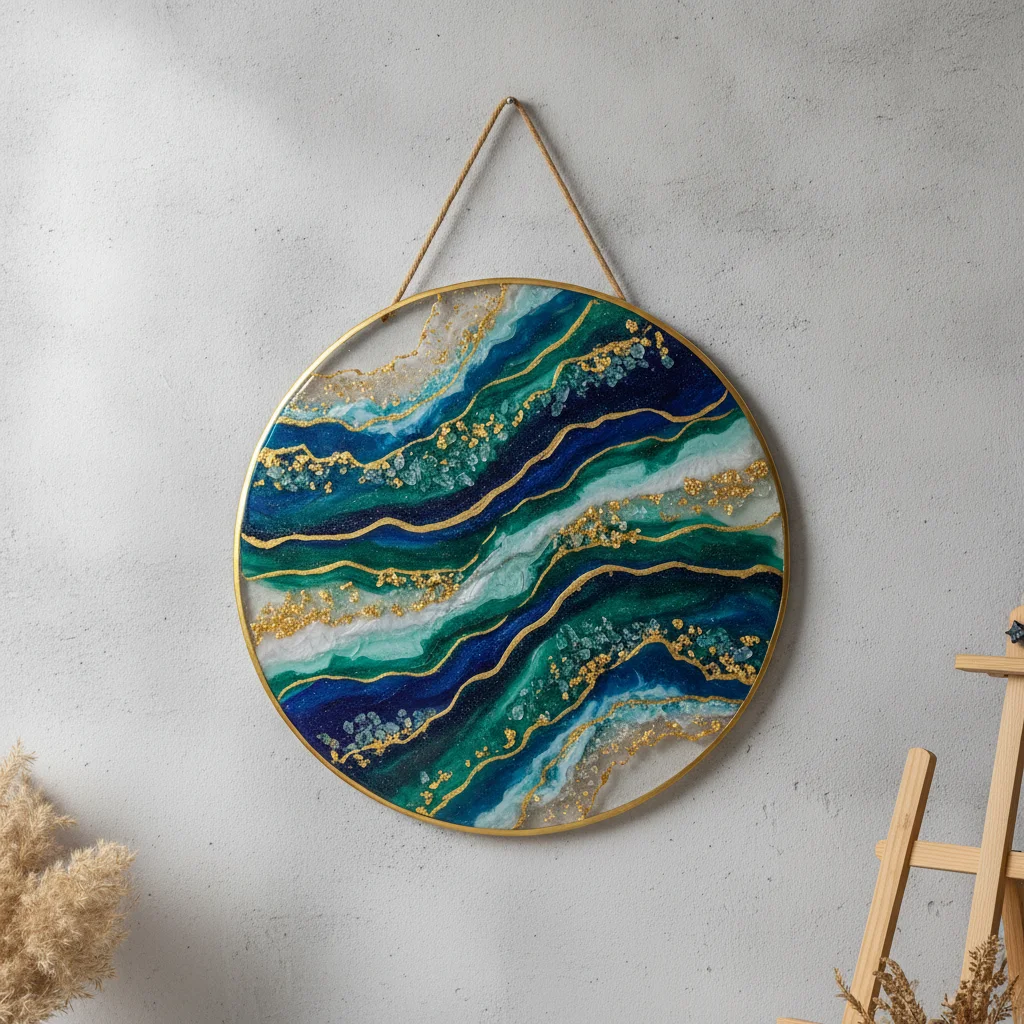 Resin Art Wall Hanging