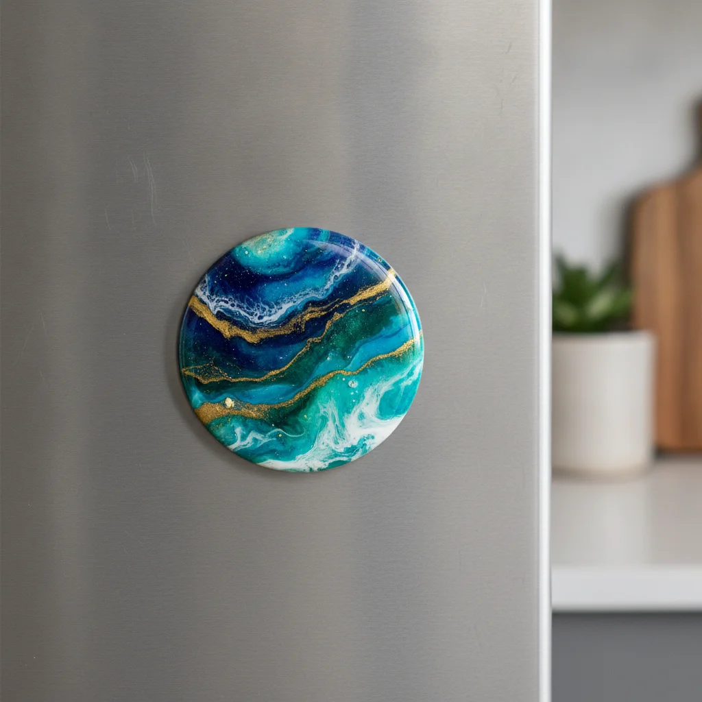 Resin Art Fridge Magnet