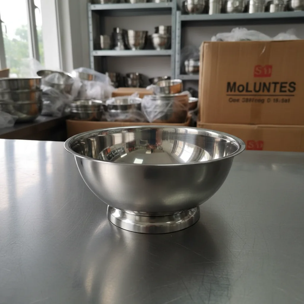 Steel Serving Bowl
