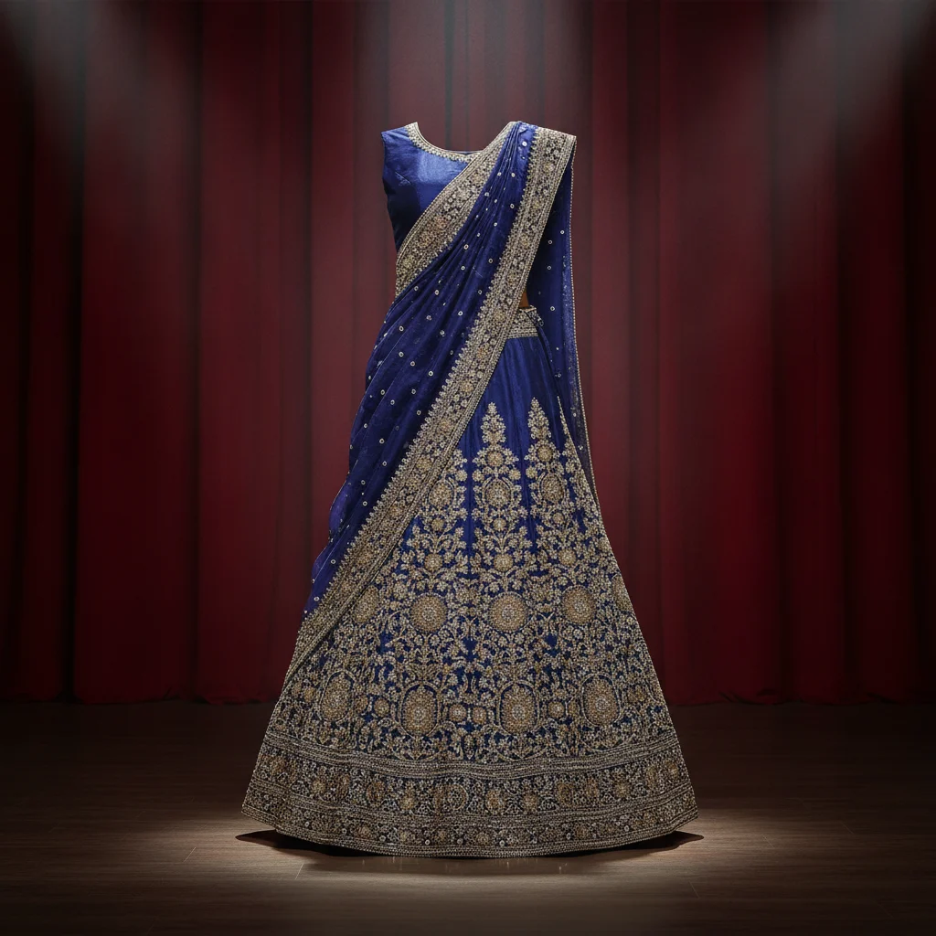 Embroidered Lehenga Saree