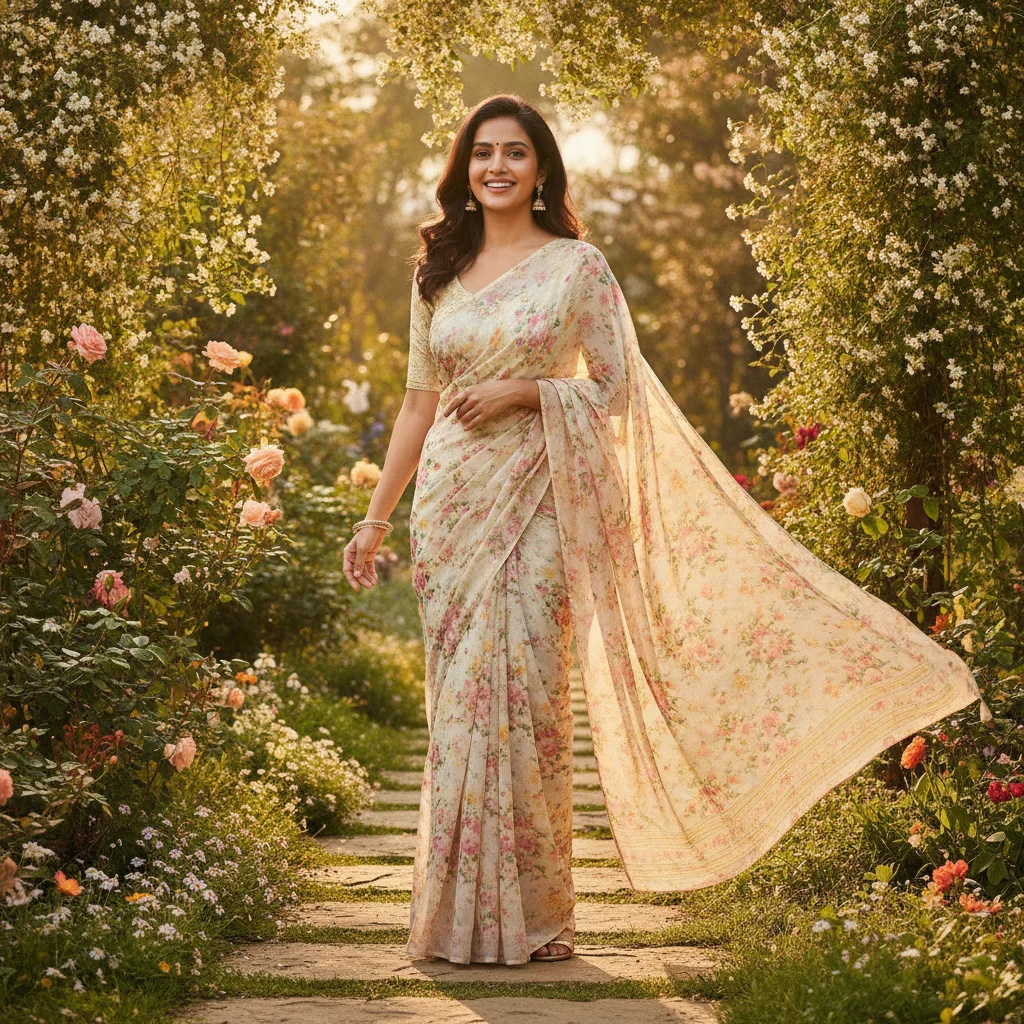 Chiffon Saree