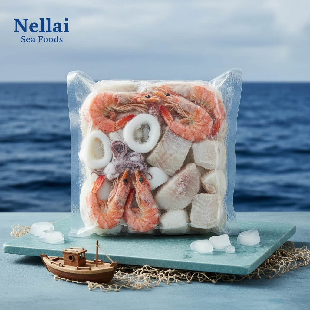 Frozen sea foods