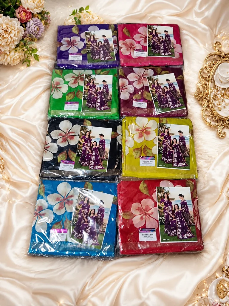 Flower Design Saree