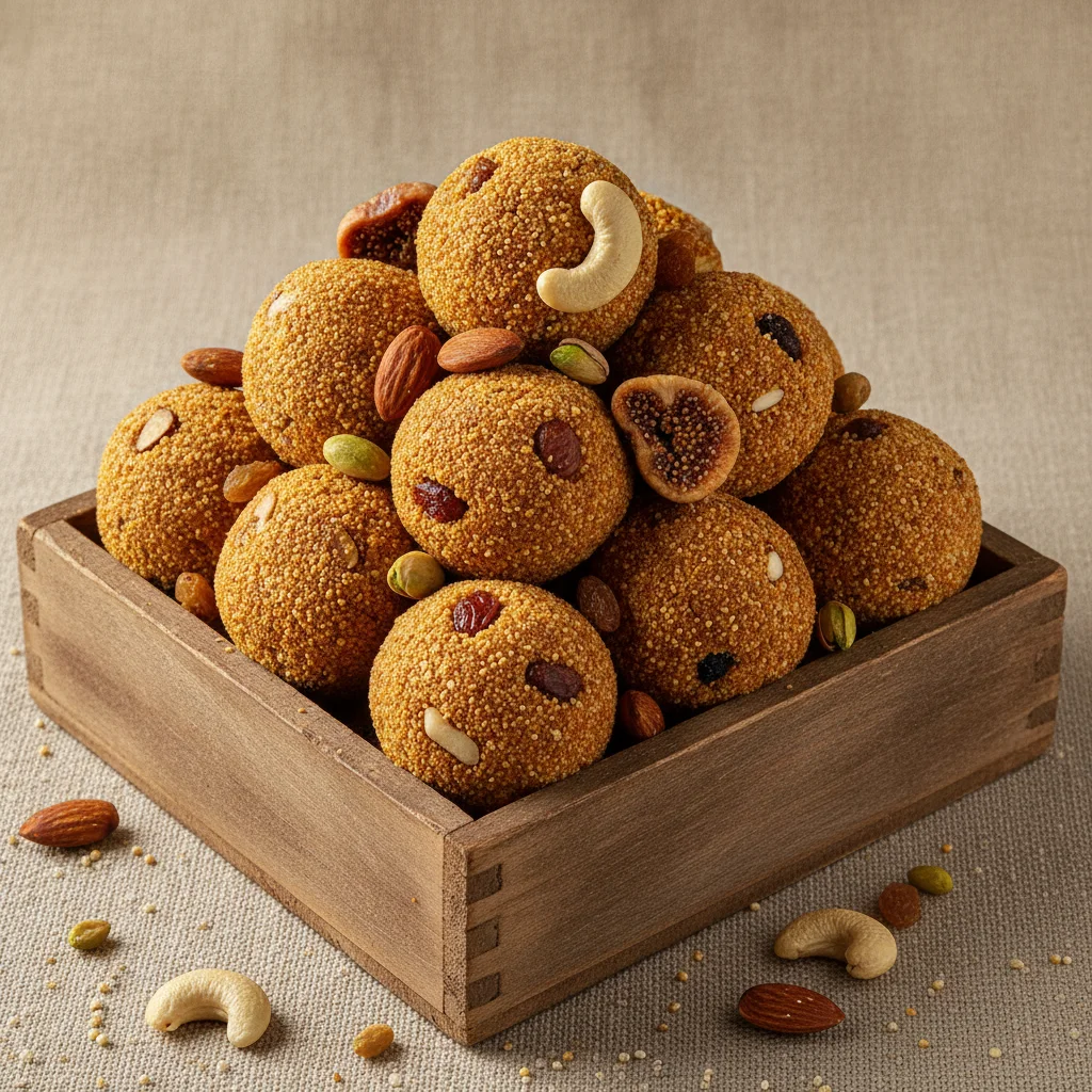 All Millets Rice Dry Fruits Laddu