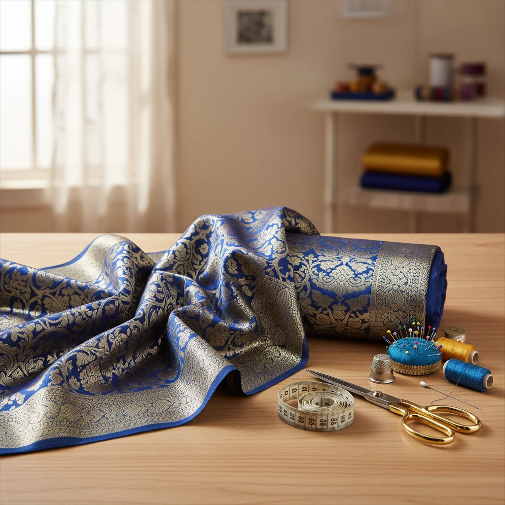 Unstitched Silk Dress Material
