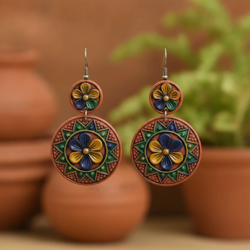 Terracotta Earrings