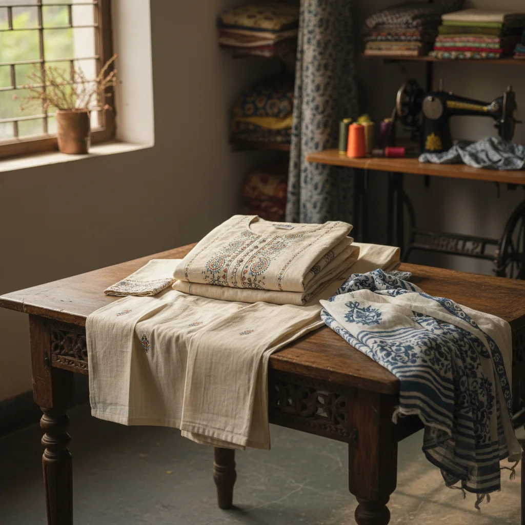 Cotton Kurta Set