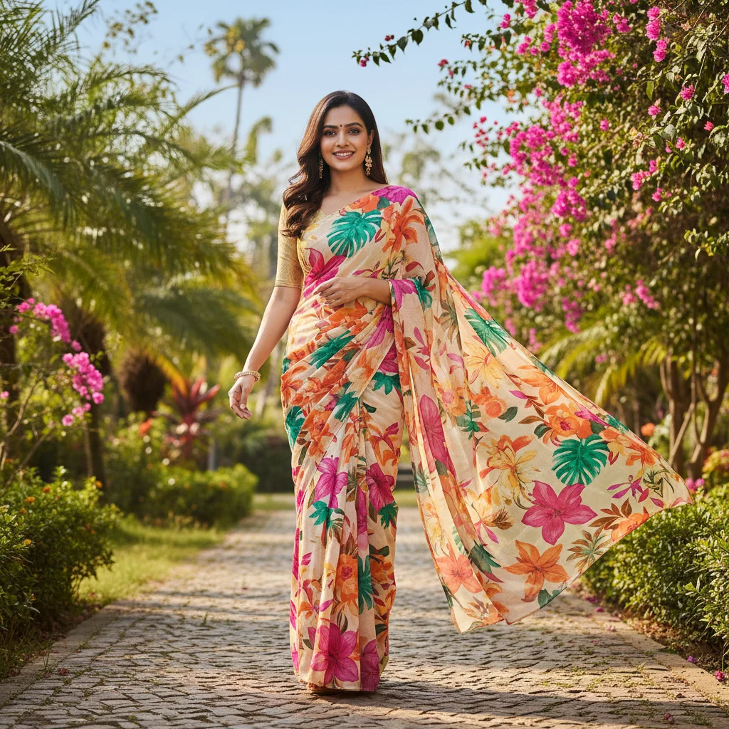 Georgette Saree