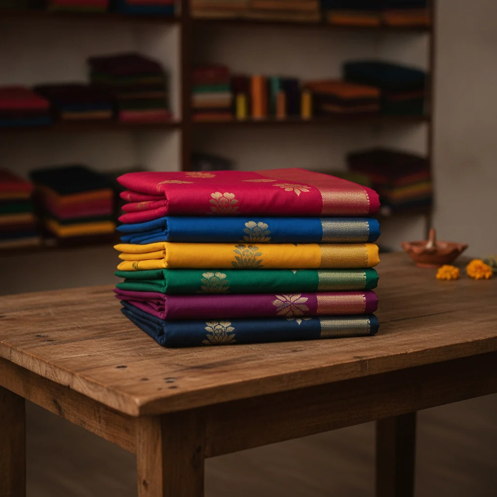 Synthetic sarees