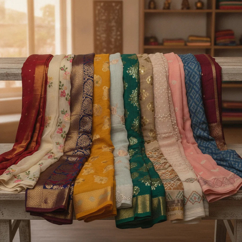 all types of sarees