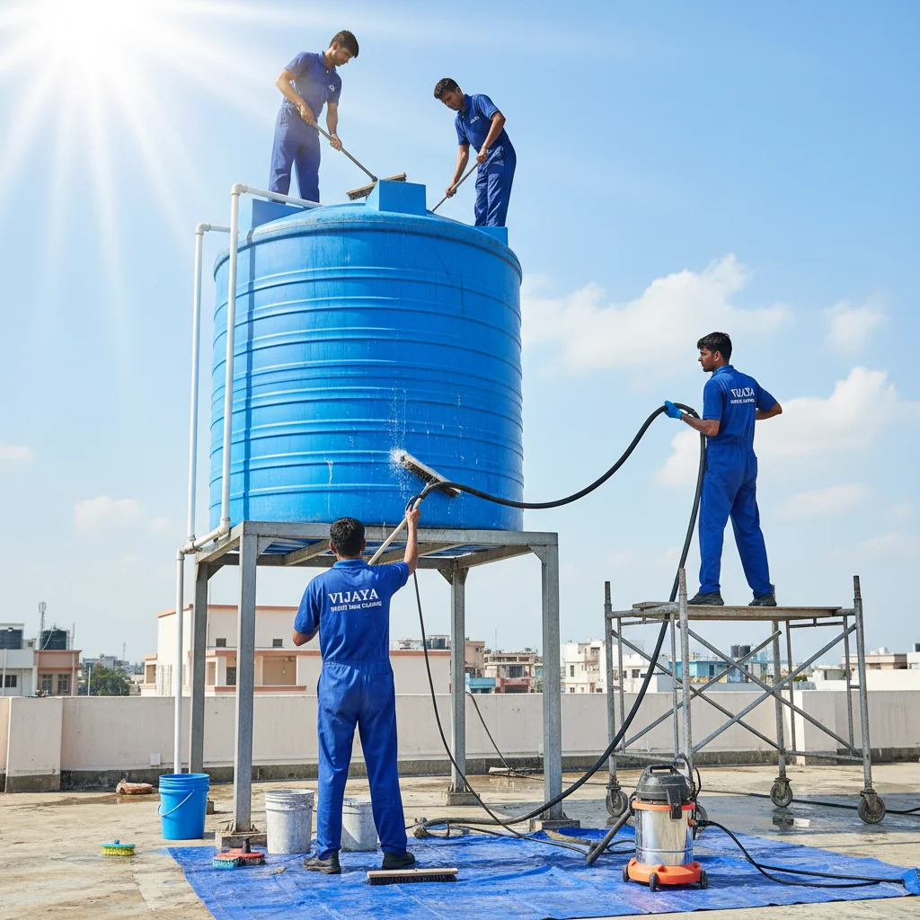 Overhead Tank Cleaning