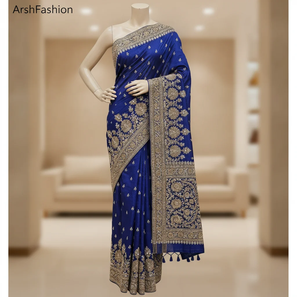 Embroidered Saree