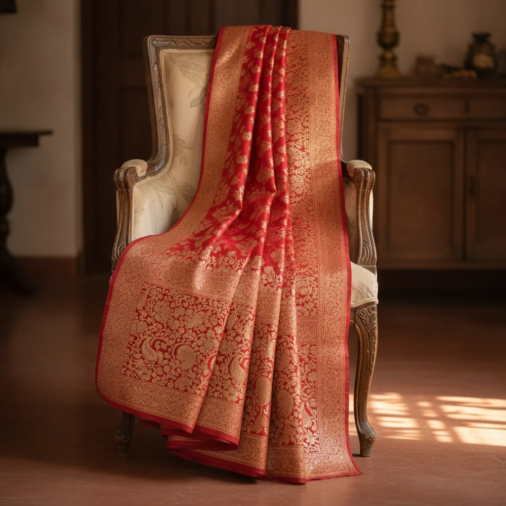 Zari Work Silk Saree
