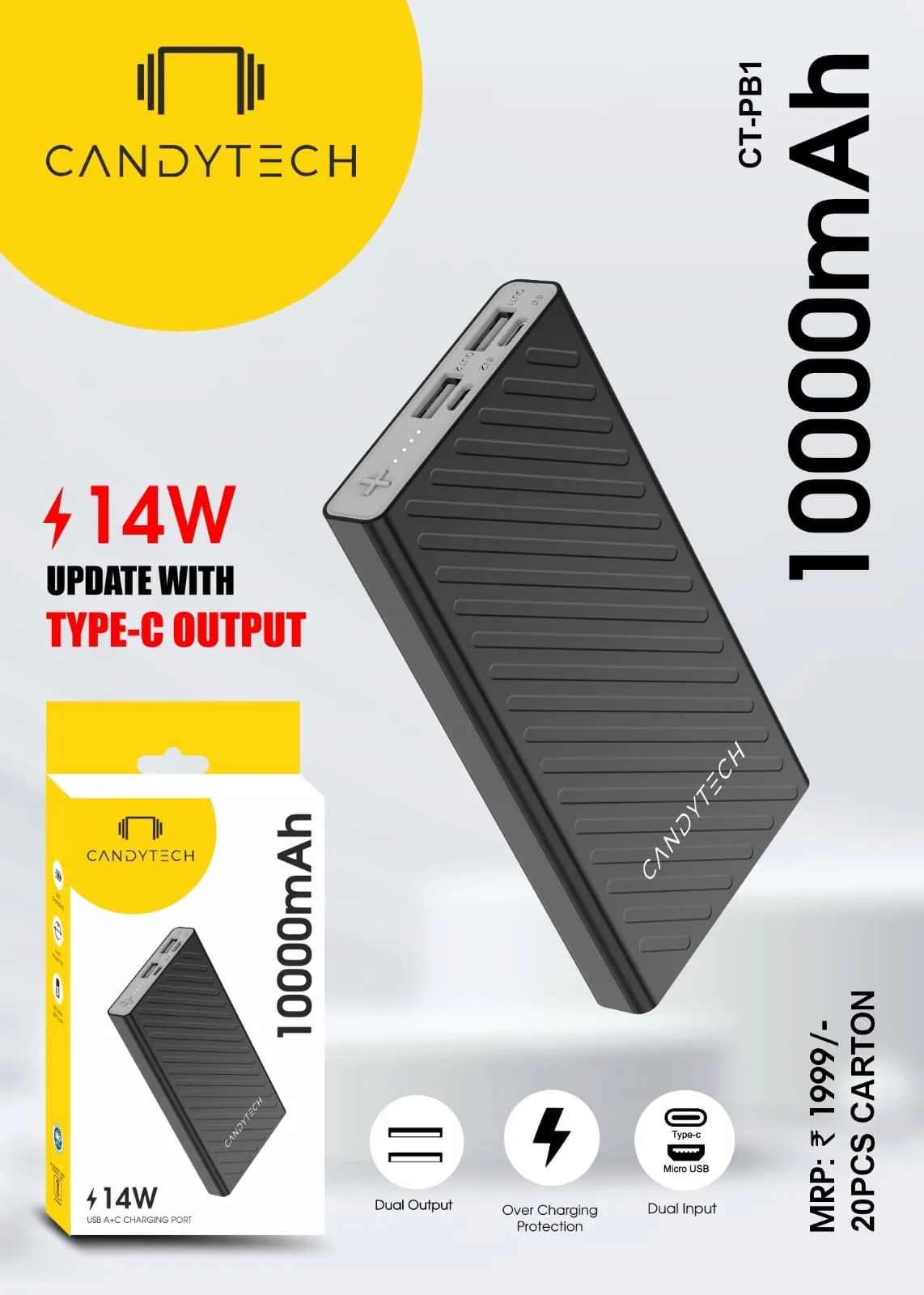 Portable Power Bank 10000