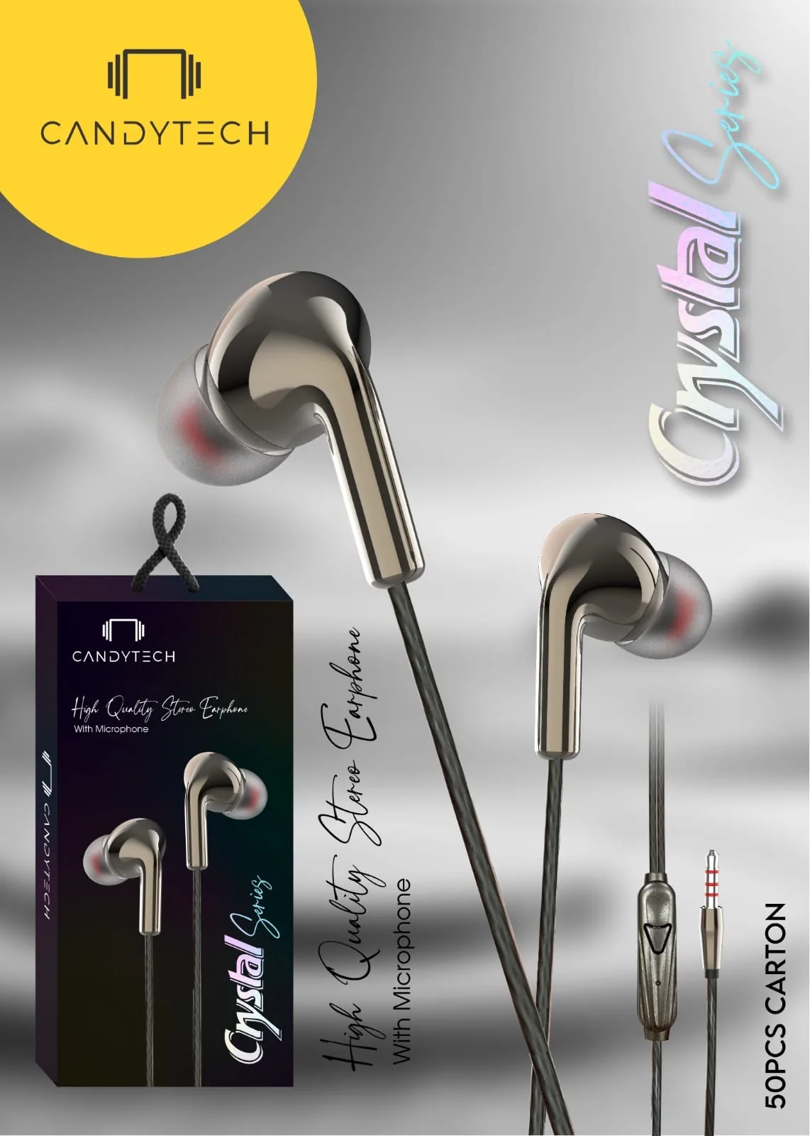 Wired Earphones Glossy Me