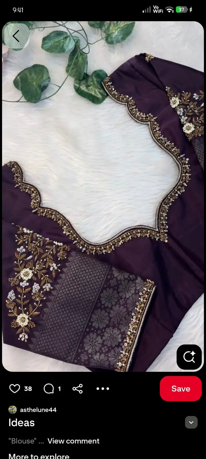 Aari WRK blouse 