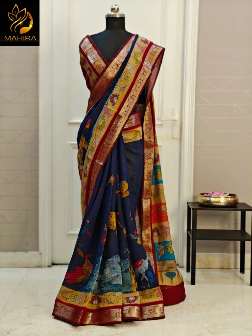 Butiful maheswari silks 