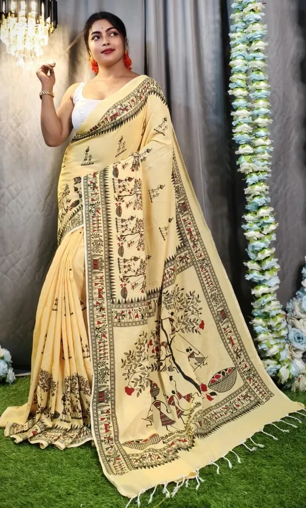 Khadi cotton saree 