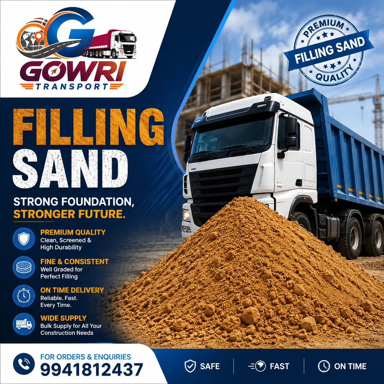 Filling Sand