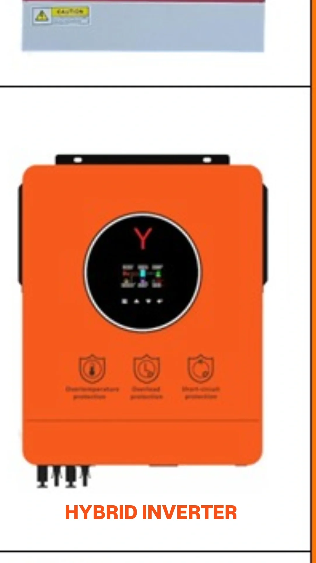 HYBRID INVERTER 3.Kw 24v 