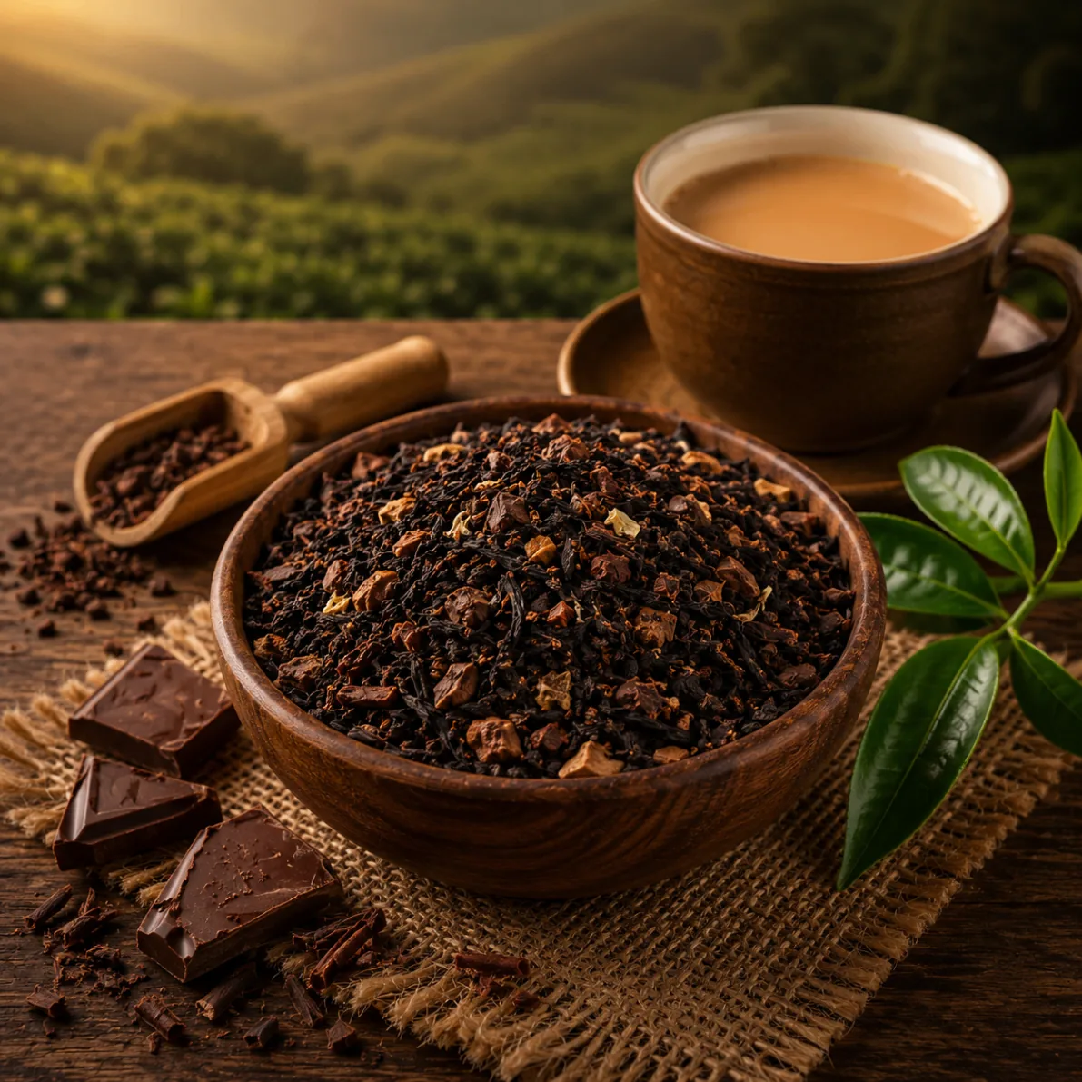 Assam Chocolate Flavor Tea Mix