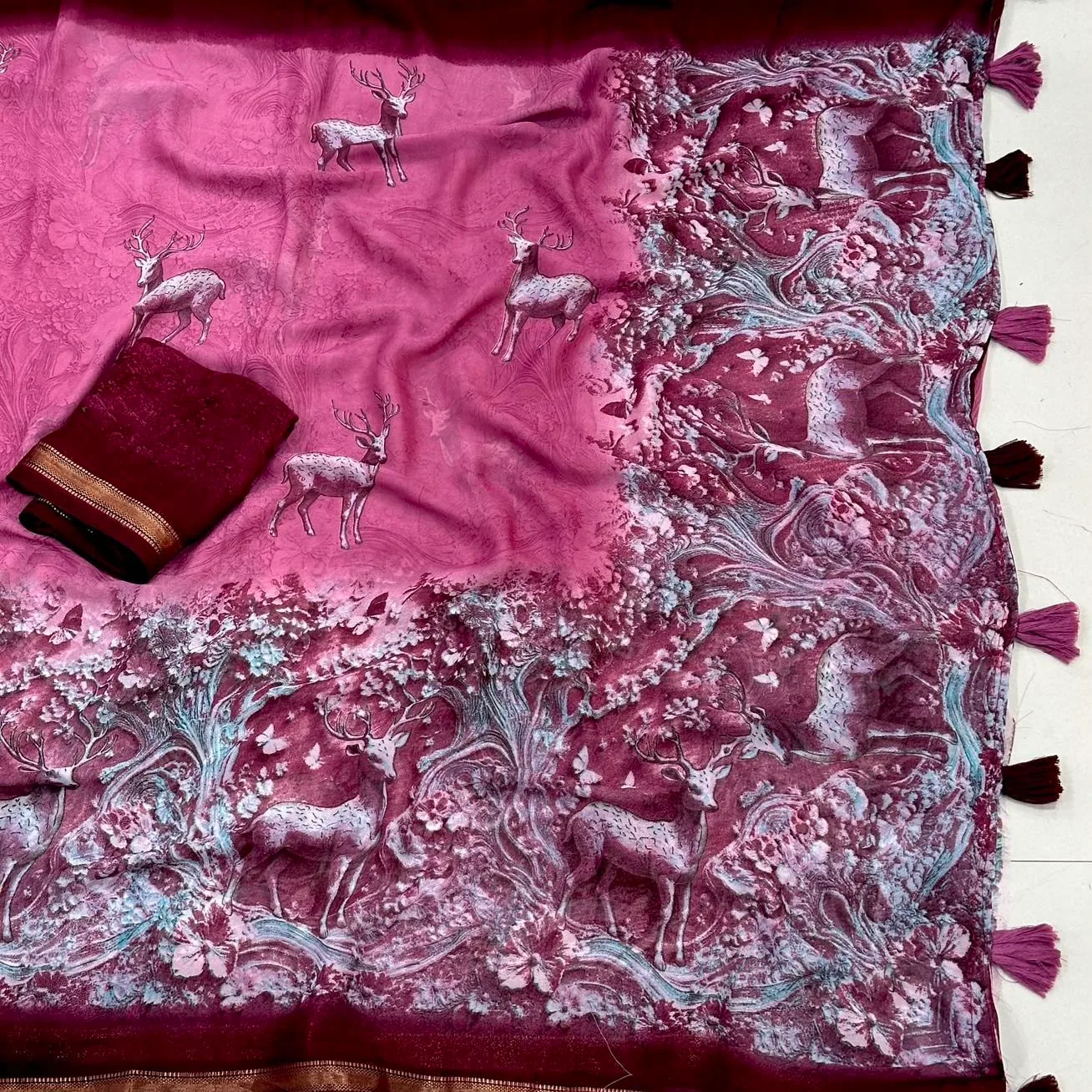 Georgette saree