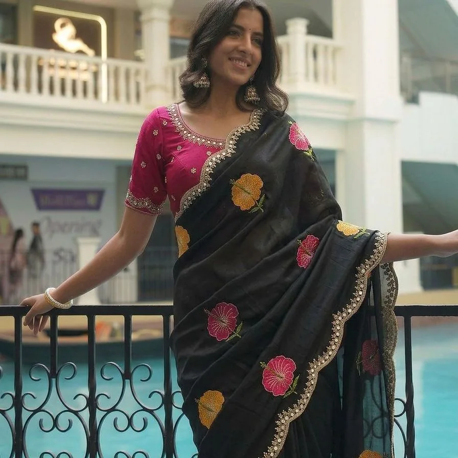 Rangoli silk saree
