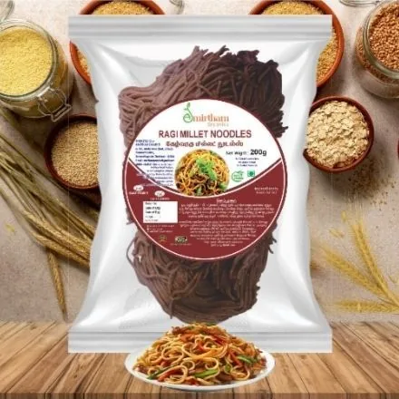 Ragi millet noodles
