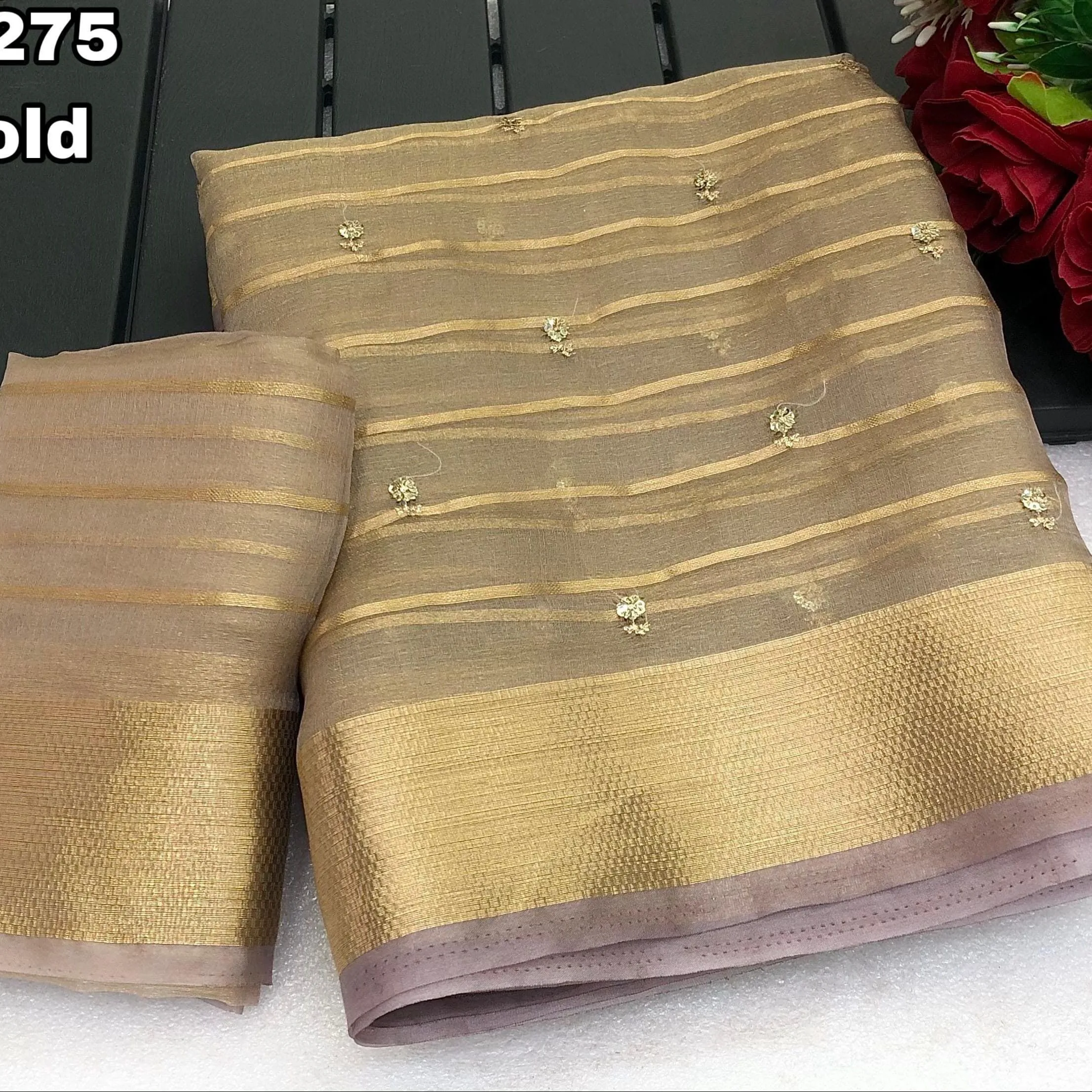Tissue silk saree