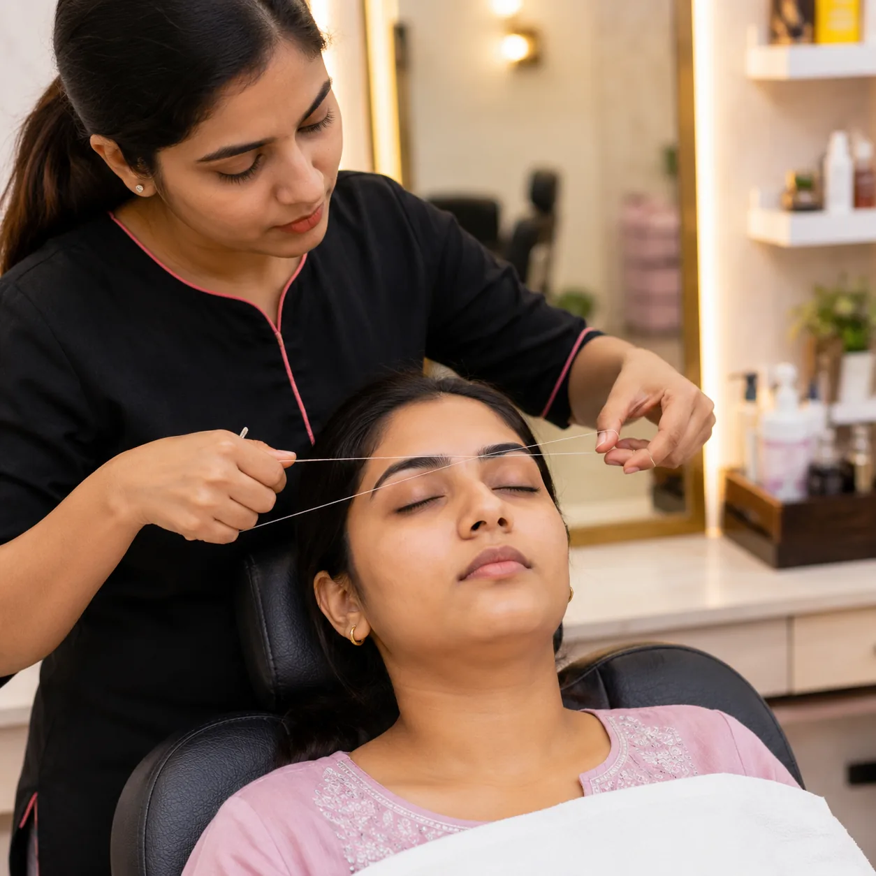 Eyebrow Threading