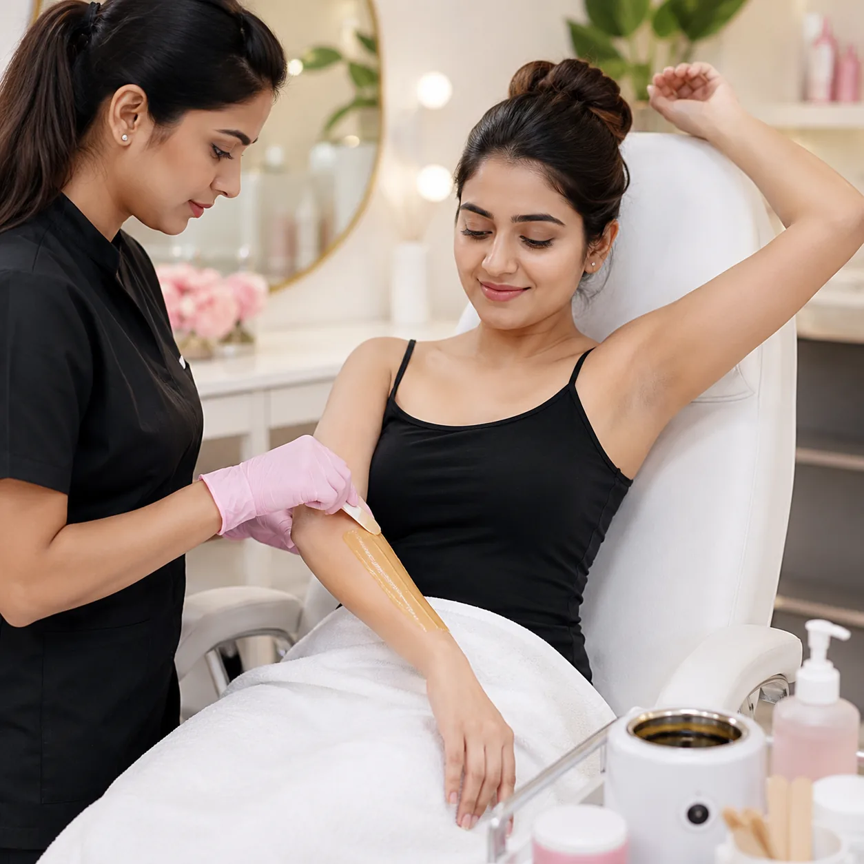Full Hand Waxing with Underarms