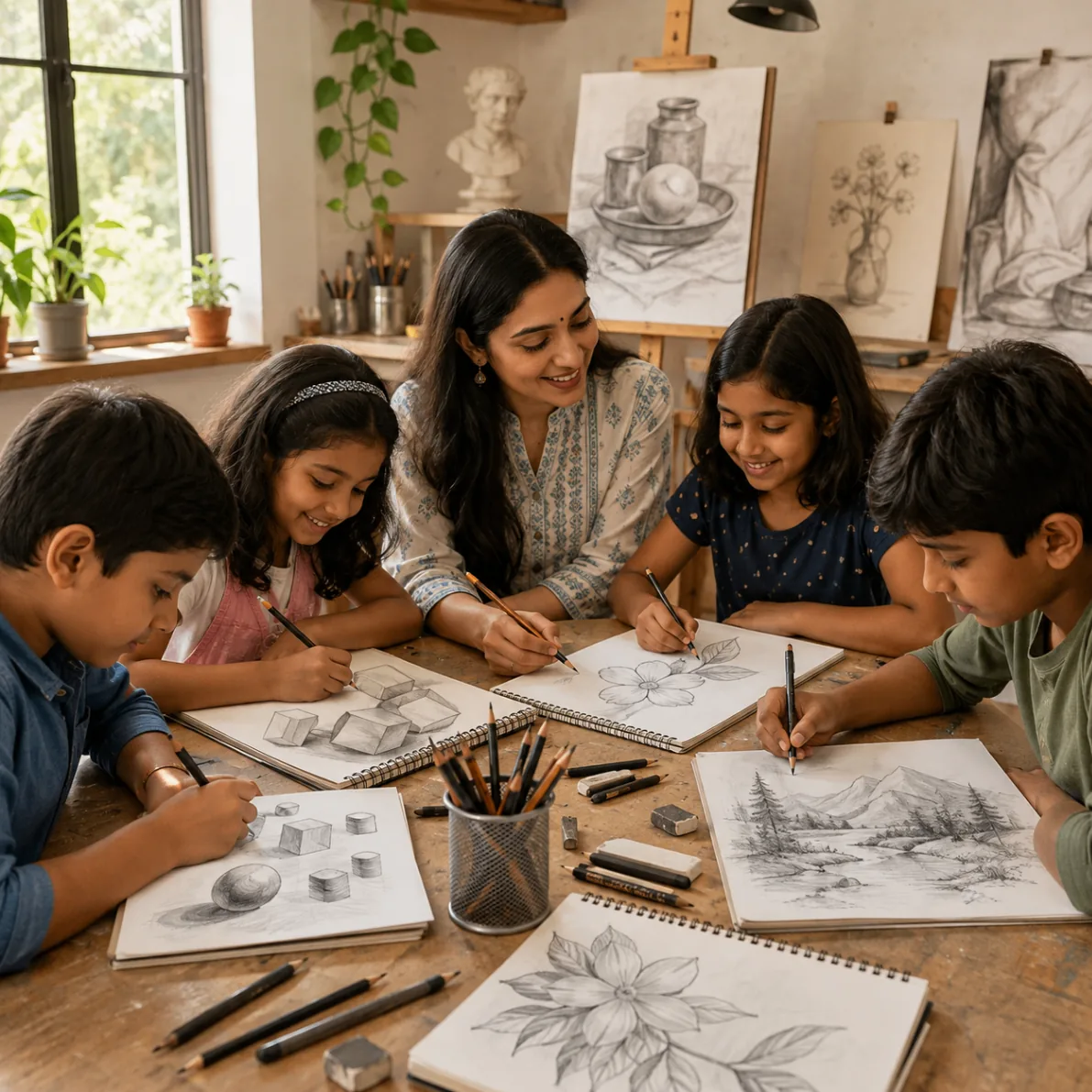 Pencil Sketch Drawing Classes