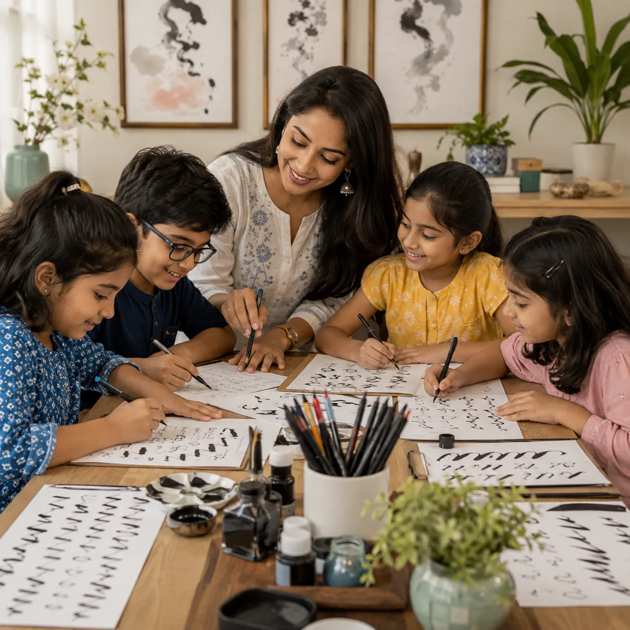 Brush Calligraphy Classes