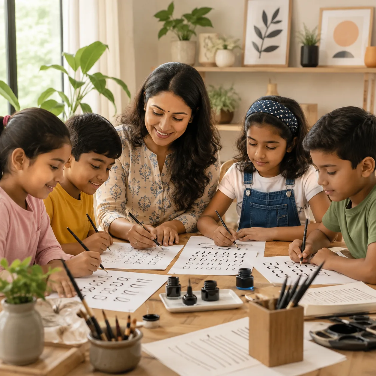Simple Font Style Calligraphy Classes