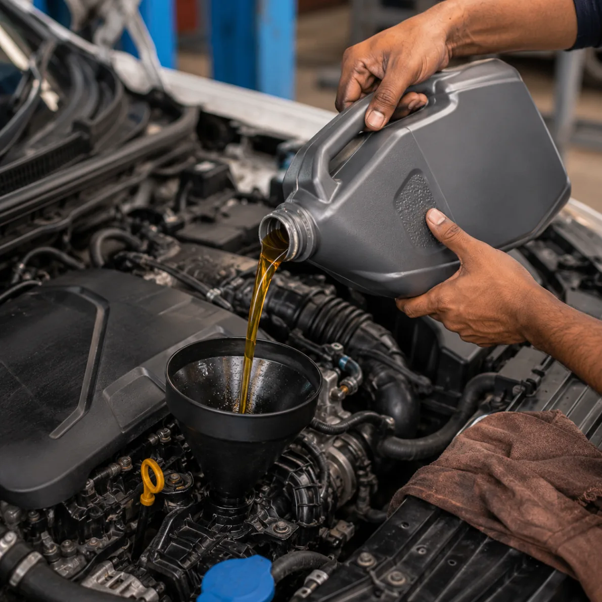 Car Oil Service 5 Liter