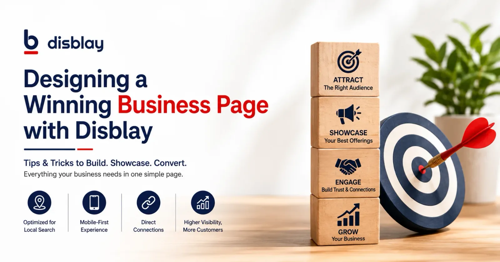 Designing a Winning Business Page with Disblay: Tips & Tricks