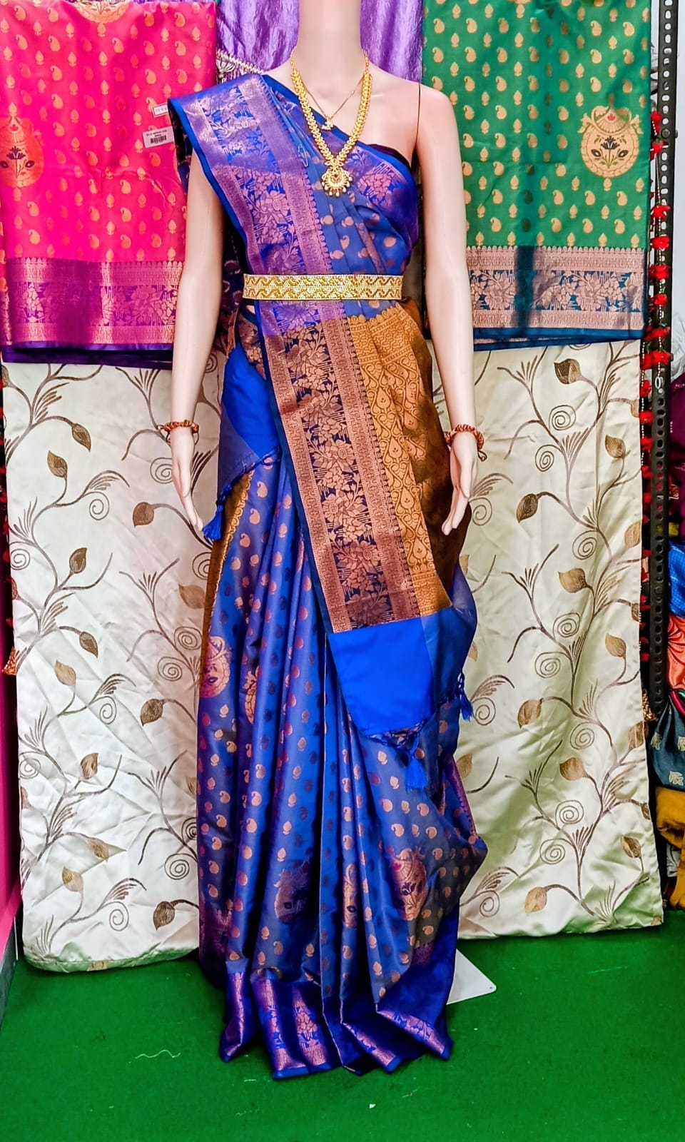Pure Semi Gadwal Saree