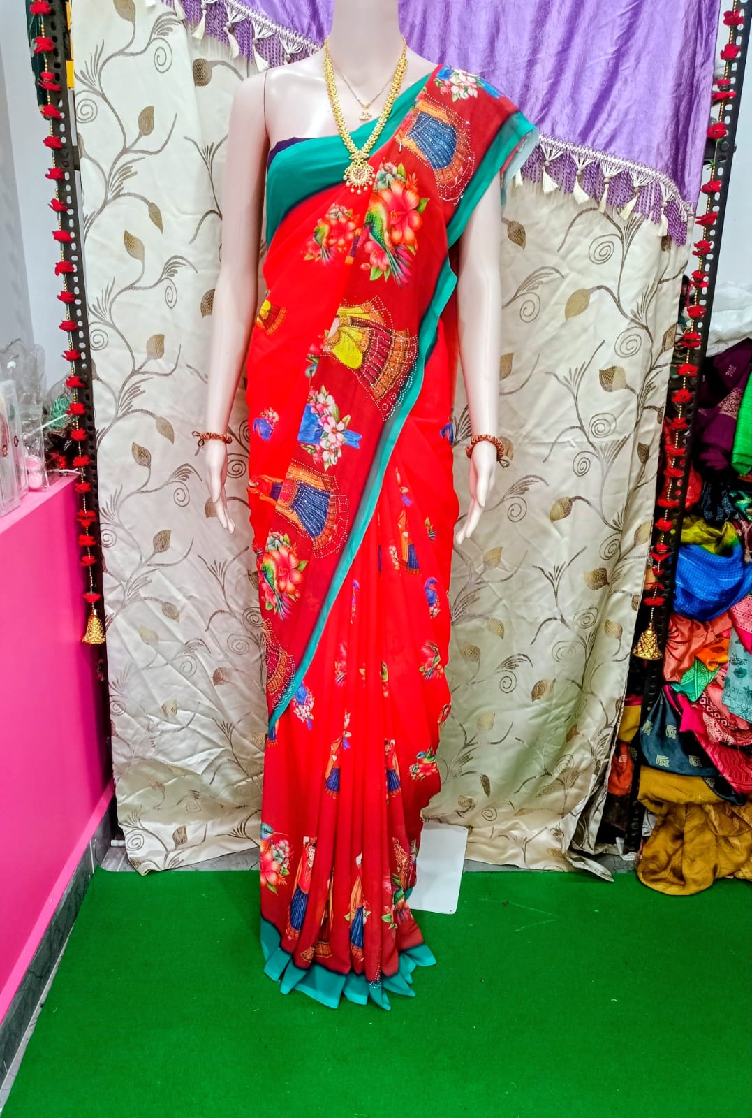 Pure Georgette saree