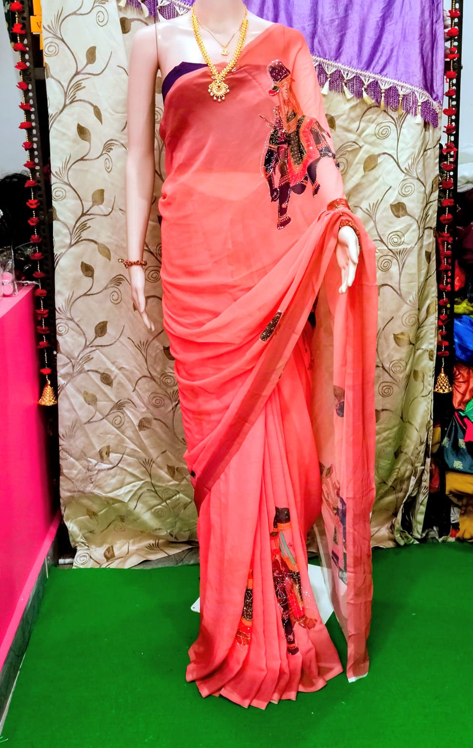 Pure Georgette saree