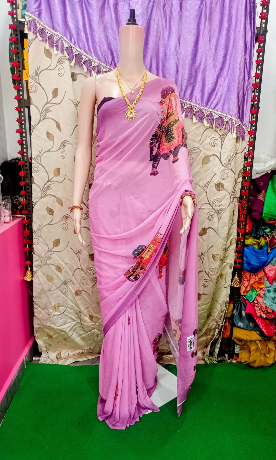 Pure Georgette saree