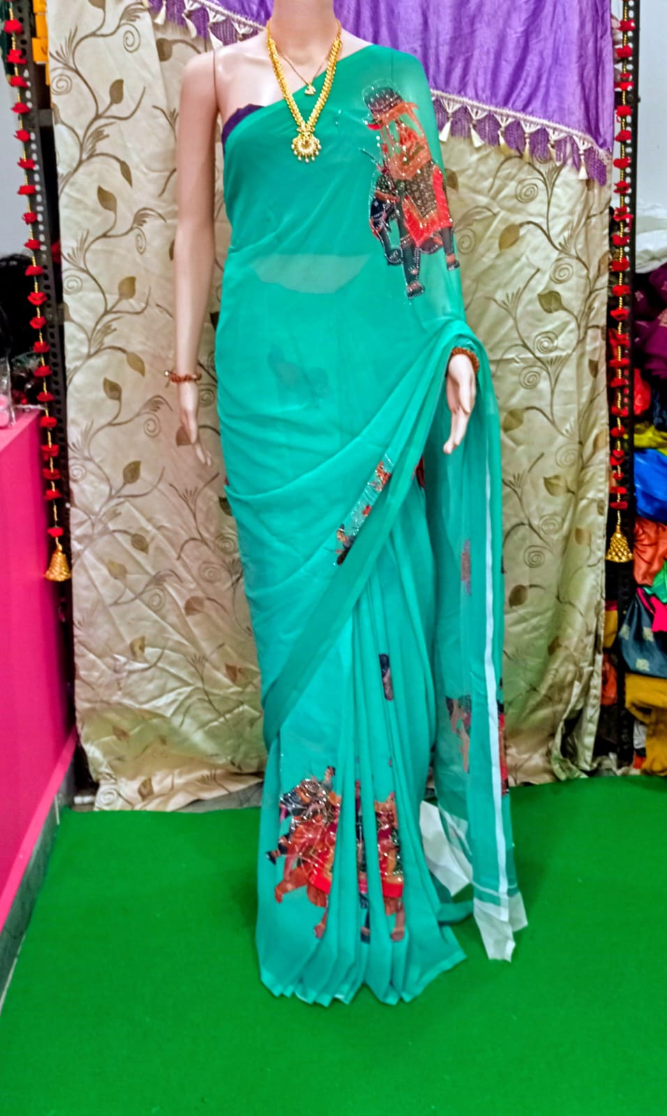 Pure Georgette saree