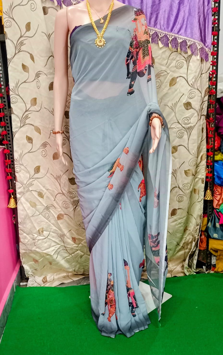 Pure Georgette saree