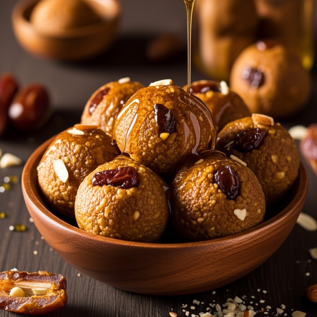 Dates with Honey Laddu