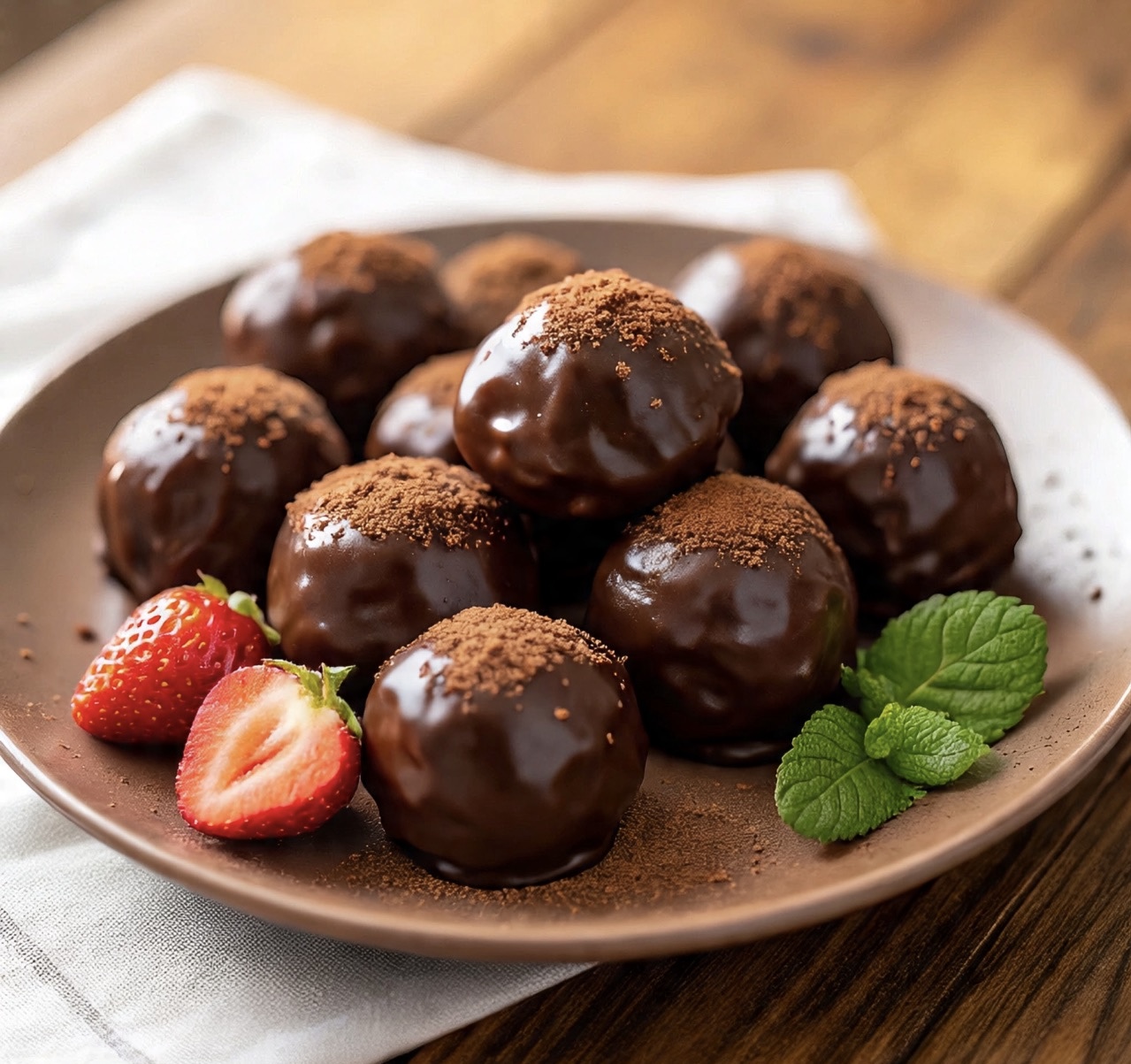 Rice Balls Chocolate