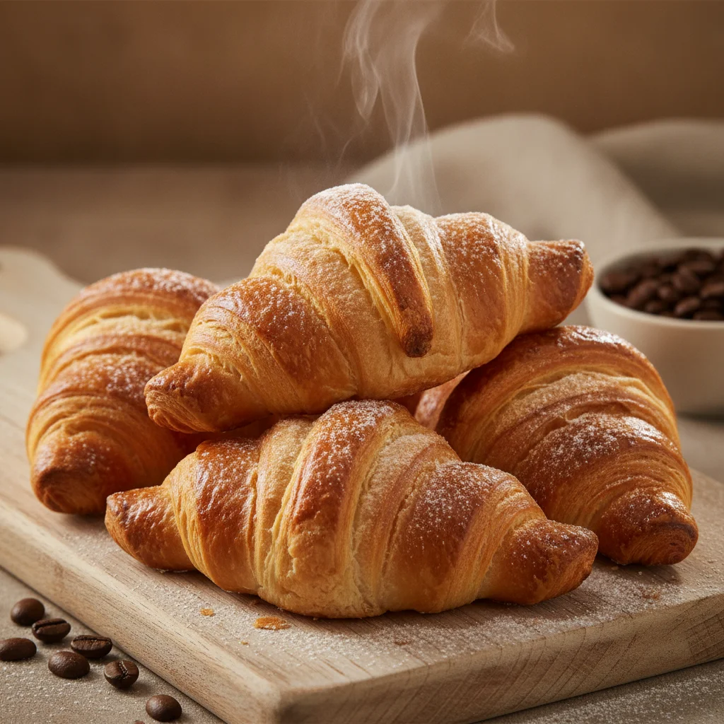 Freshly Baked Croissants