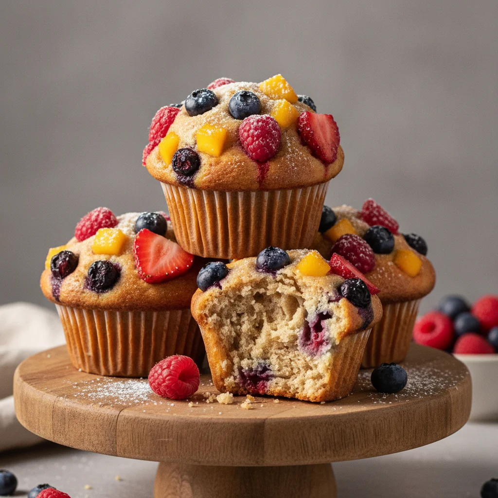 Fruit-Studded Muffins
